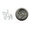 Sterling Silver Horse Charm Jewelry Animal Jewelry 19mm x 16mm